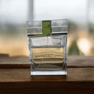 Barbara Bui Fragrance in Clear and Tan Glass Bottle